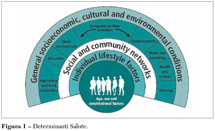 Fig 1 Determinanti Salute