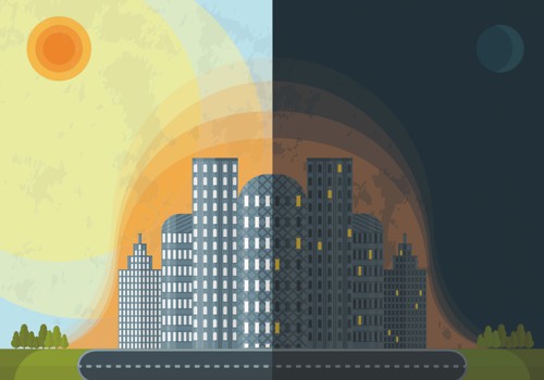 isola di calore urbana