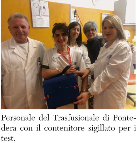 personale trasfusionale pontedera